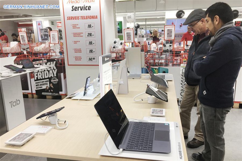 Chinesische High-Tech-Marken im Alltagsleben in Spanien beliebt