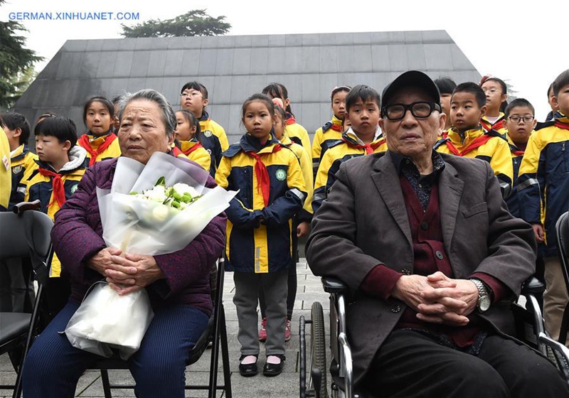 Gedenkveranstaltungen für Opfer des Nanjing-Massakers abgehalten