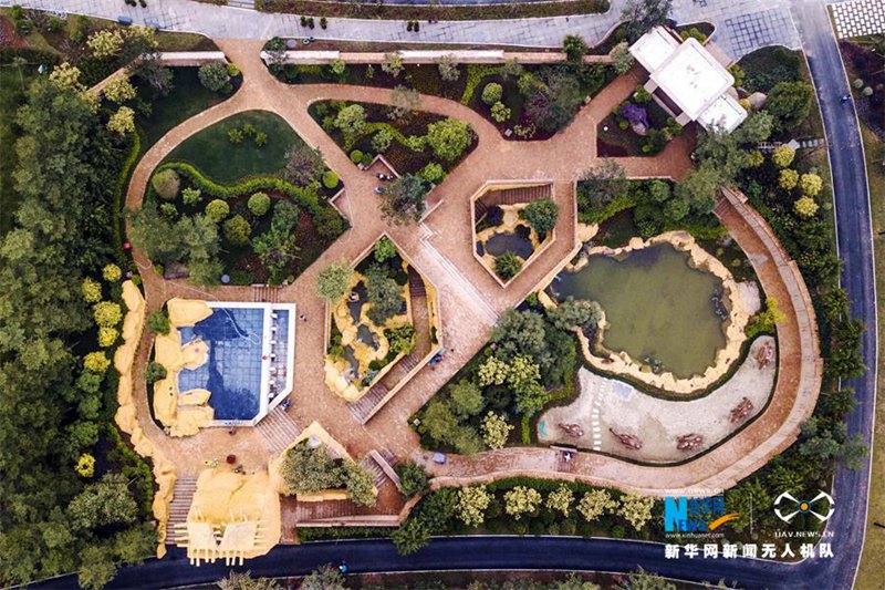 Wundersch?ne Luftaufnahmen der Gartenexpo in Guangxi