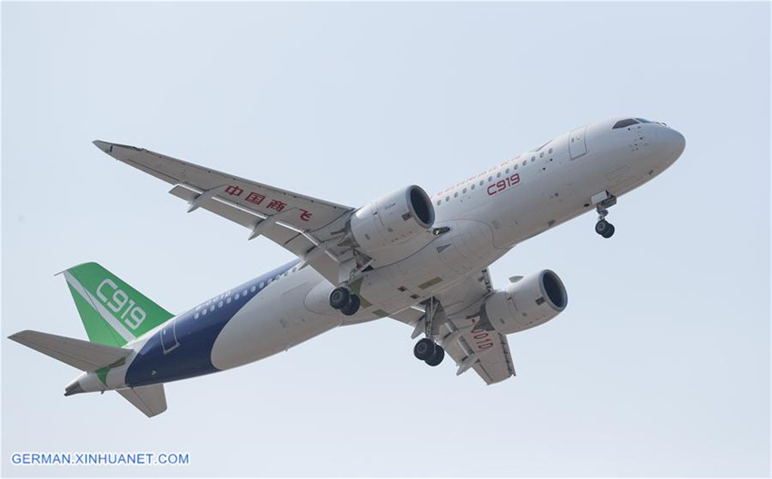 Dritter C919 startet ersten Testflug