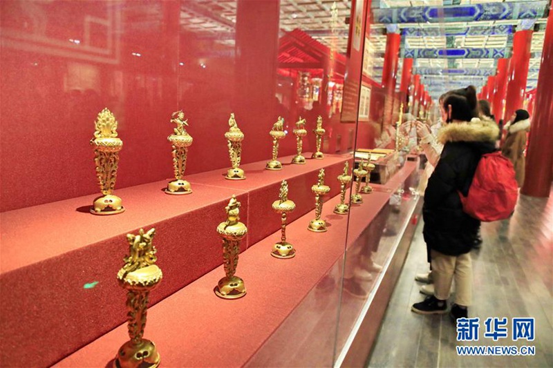 Chinesen k?nnen Frühlingsfest im Palastmuseum genie?en