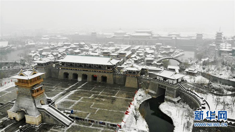 China begrü?t landesweit ersten Schnee des Jahres