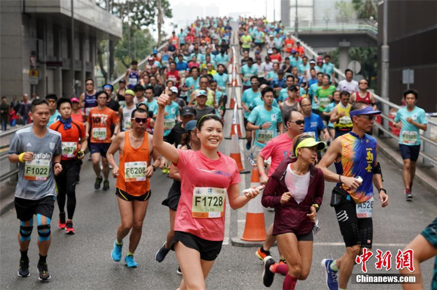 Asiens h?rtester Marathon in Hongkong