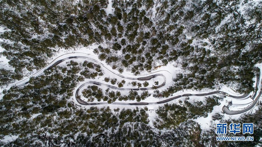 Malerische Frühlingslandschaft in Shangri-La