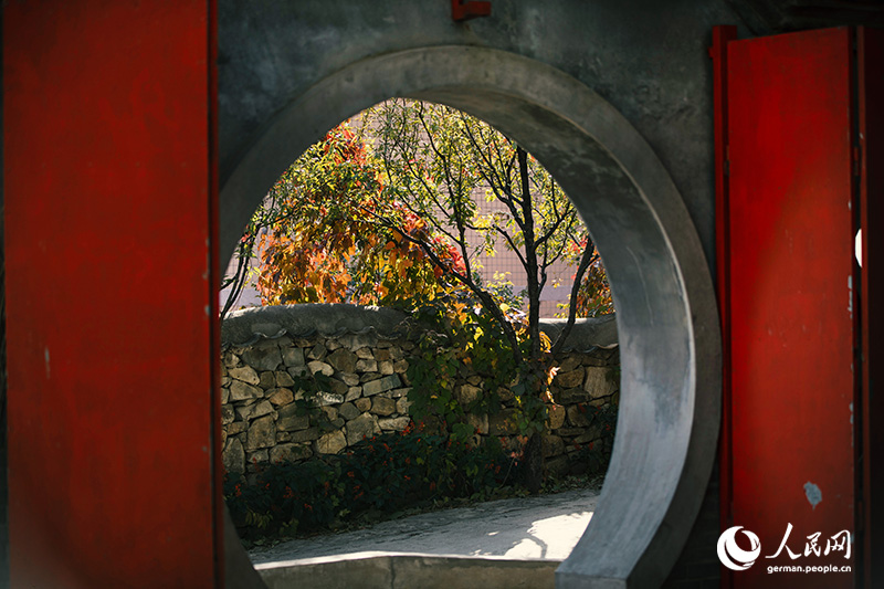 Ein Herbstspaziergang im Baiwangshan-Waldpark