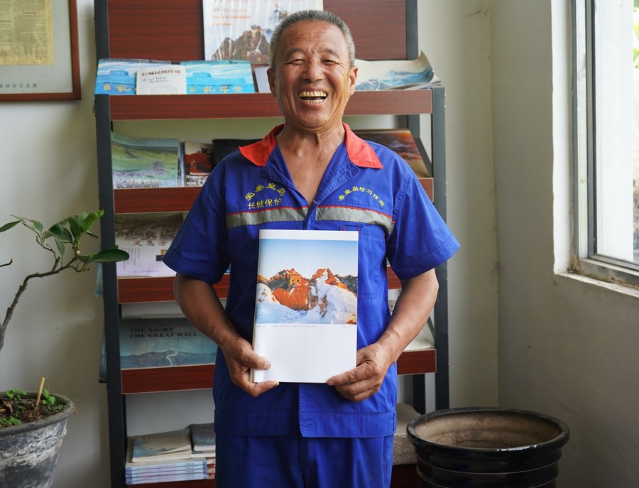 66-j?hriger Hüter der Chinesischen Mauer