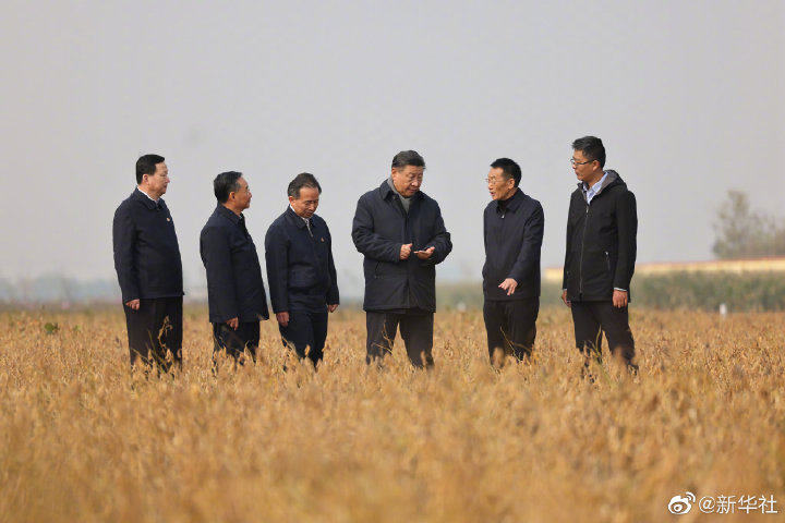 Xi Jinping inspiziert Dongying