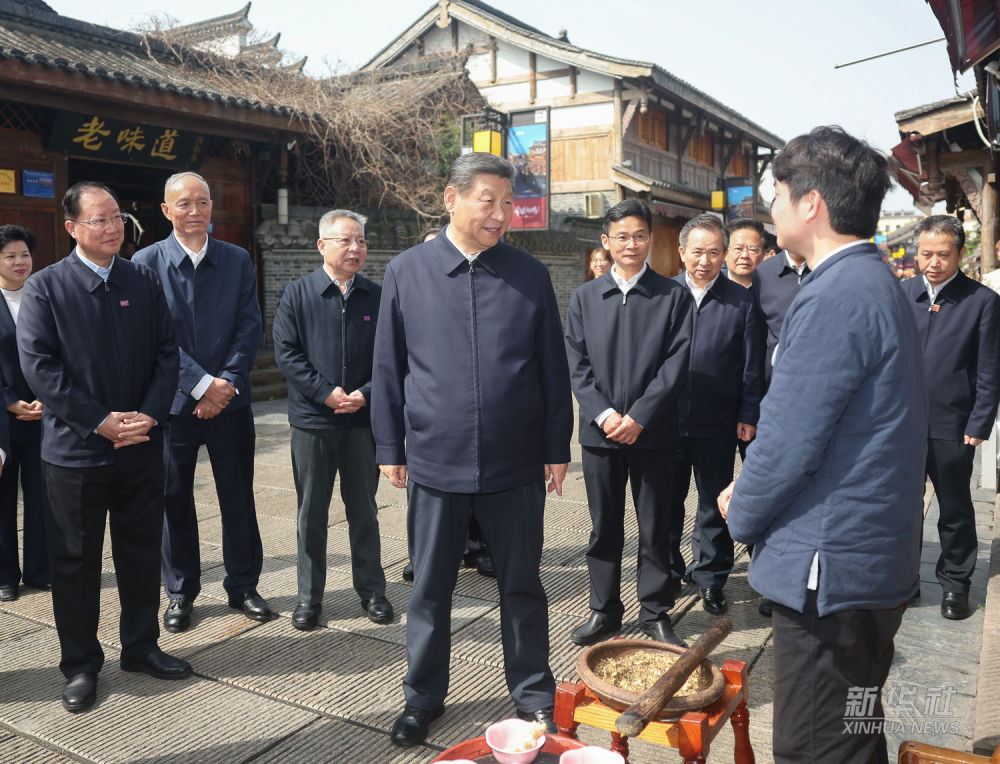 Xi Jinping besichtigt Changde in der zentralchinesischen Provinz Hunan