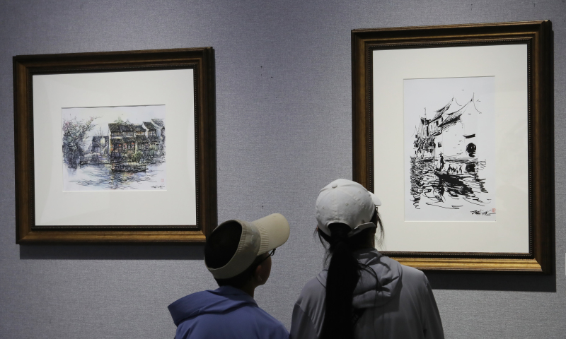 ?Die Welt auf der Spitze des Stiftes“ – Tang Liangs Füllfederzeichnungen in Kunming