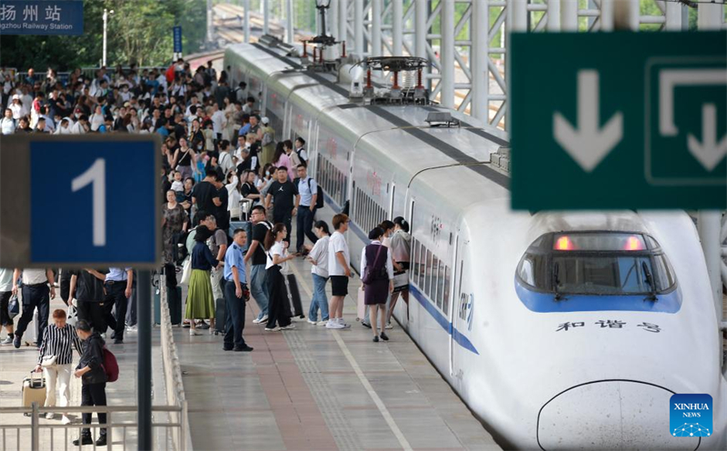 China erwartet 175 Millionen Bahnreisen zum Nationalfeiertag