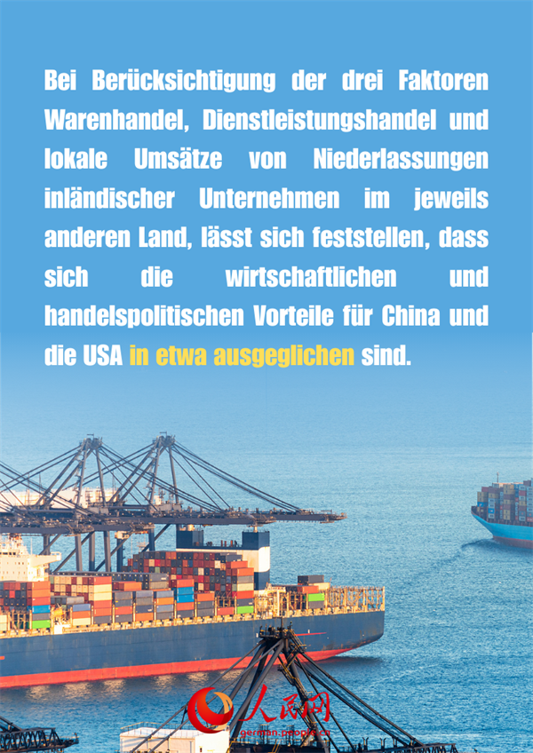 Faktencheck: Ausgeglichene Handelsvorteile in den Wirtschaftsbeziehungen zwischen China und den USA