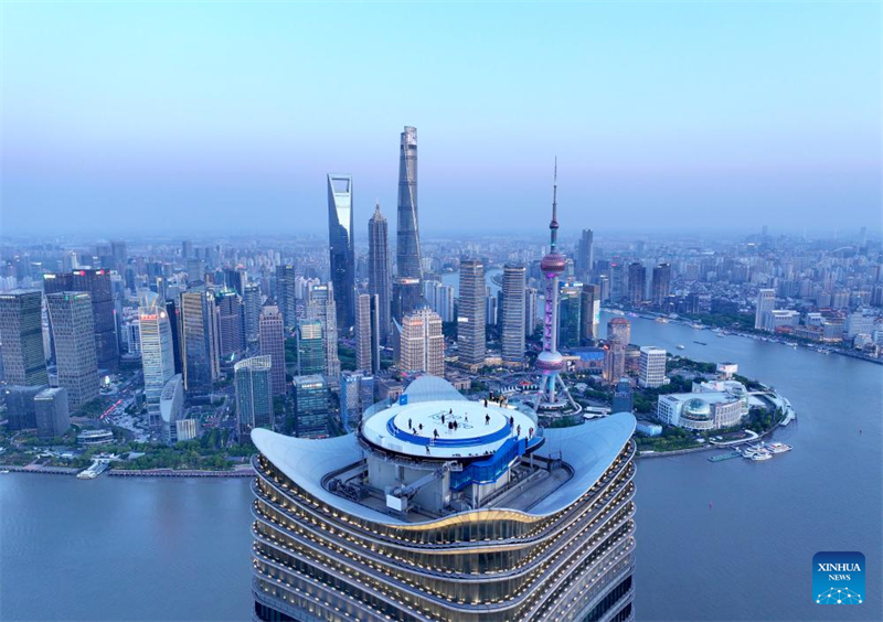 Aussichtsplattform auf White Magnolia Plaza in Shanghai er?ffnet