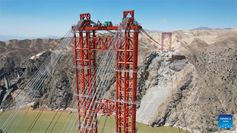 Baubeginn für Hauptteil der 562,16 Meter langen Taohe-Brücke