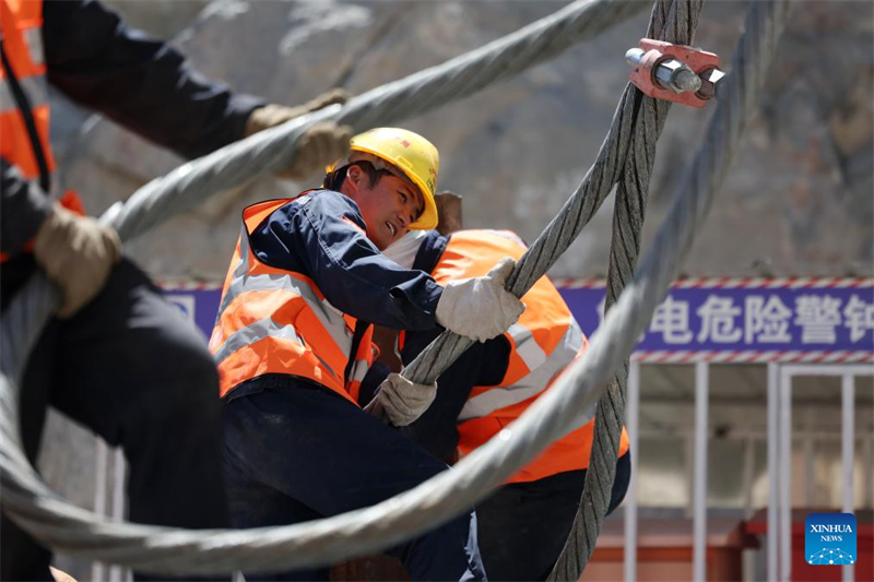 Baubeginn für Hauptteil der 562,16 Meter langen Taohe-Brücke