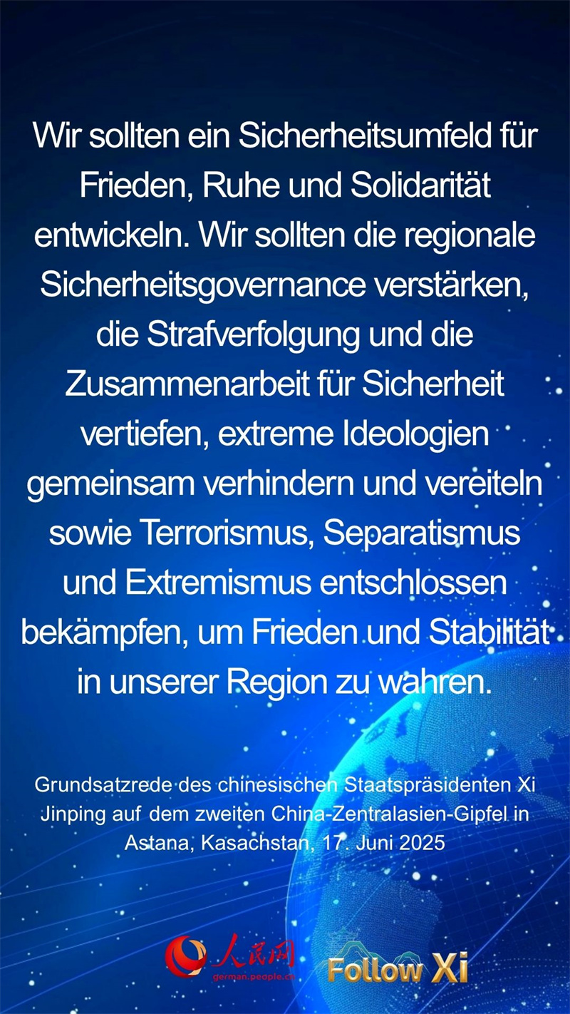 Highlights der Grundsatzrede von Xi Jinping auf dem zweiten China-Zentralasien-Gipfel