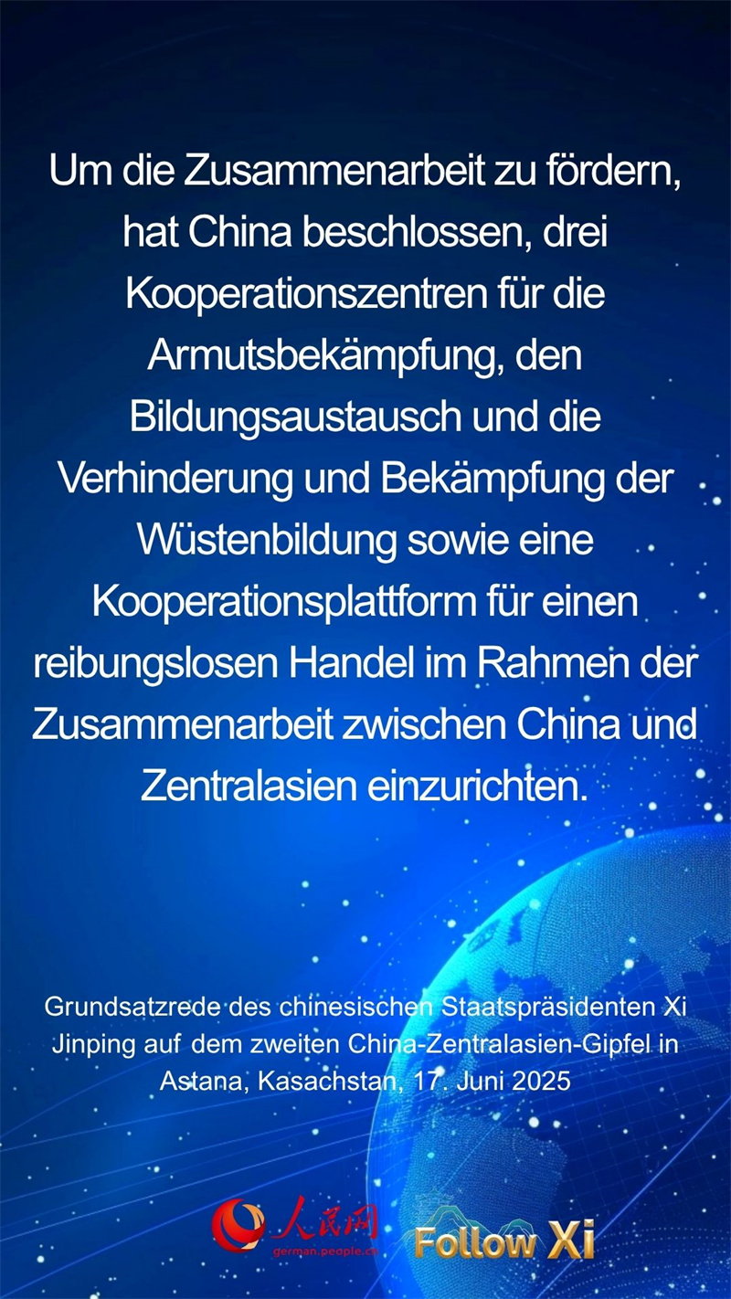 Highlights der Grundsatzrede von Xi Jinping auf dem zweiten China-Zentralasien-Gipfel