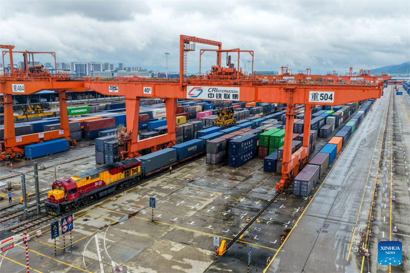 Chongqing verzeichnet in den ersten 8 Monaten des Jahres 2025 einen robusten Güterzugverkehr nach Zentralasien