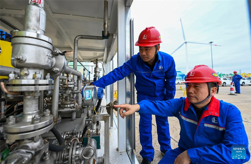 Chinas erste grüne Methanol-Betankung für Ro-Ro-Schiffe durchgeführt