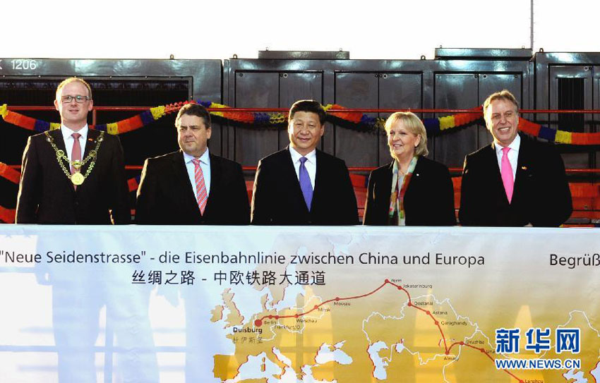 Xi Jinping besucht Duisburger Hafen