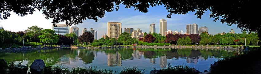 Landschaft der Xi'an Hightech-Zone (2)