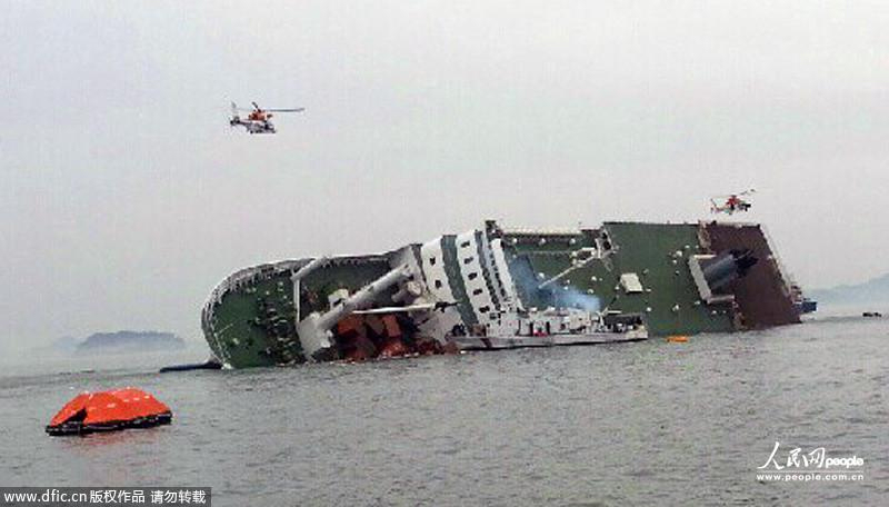Südkoreanisches Passagierschiff in Seenot